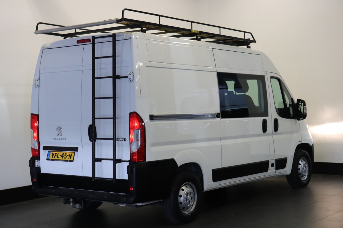 Peugeot Boxer 2.2 BlueHDi 140PK L2H2 EURO 6 Dubbele Cabine - Airco - Navi - Cruise - € 17.950,- Excl.