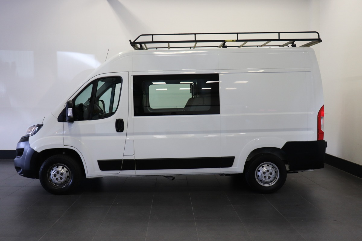 Peugeot Boxer 2.2 BlueHDi 140PK L2H2 EURO 6 Dubbele Cabine - Airco - Navi - Cruise - € 16.950,- Excl.