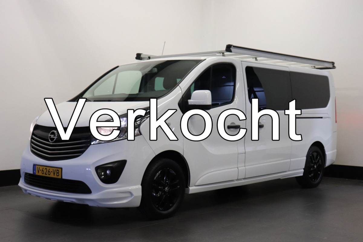 Opel Vivaro 1.6 CDTI 145PK L2 IRMSCHER - Dubbele Cabine EURO 6 - AC/Climate - Navi - Cruise - € 16.900,- Excl.