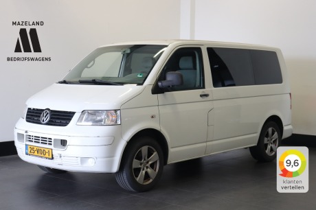 Volkswagen Transporter 1.9 TDI 105PK Dubbel Cabine - Radio - Trekhaak - 1ste eigenaar - € 4.950,- Excl.