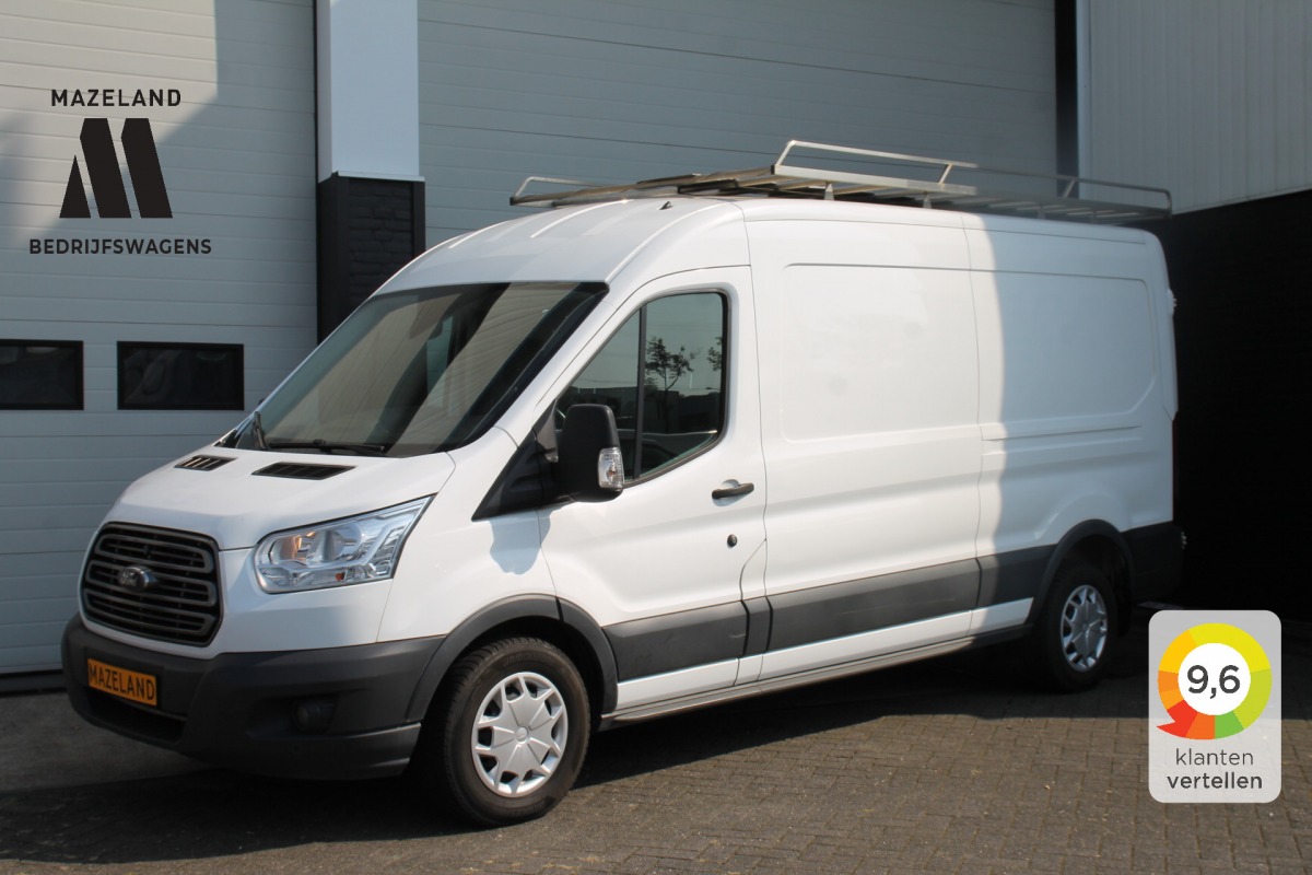 Ford Transit 2.0 TDCI L3H2 130PK EURO 6 - Airco - Cruise - Navi - € 14.900,- Excl.