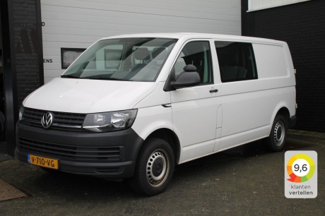 Volkswagen Transporter 2.0 TDI L2 150PK AUTOMAAT EURO 6 - A/C Clima - Navi - Cruise - €19.950,- Excl.