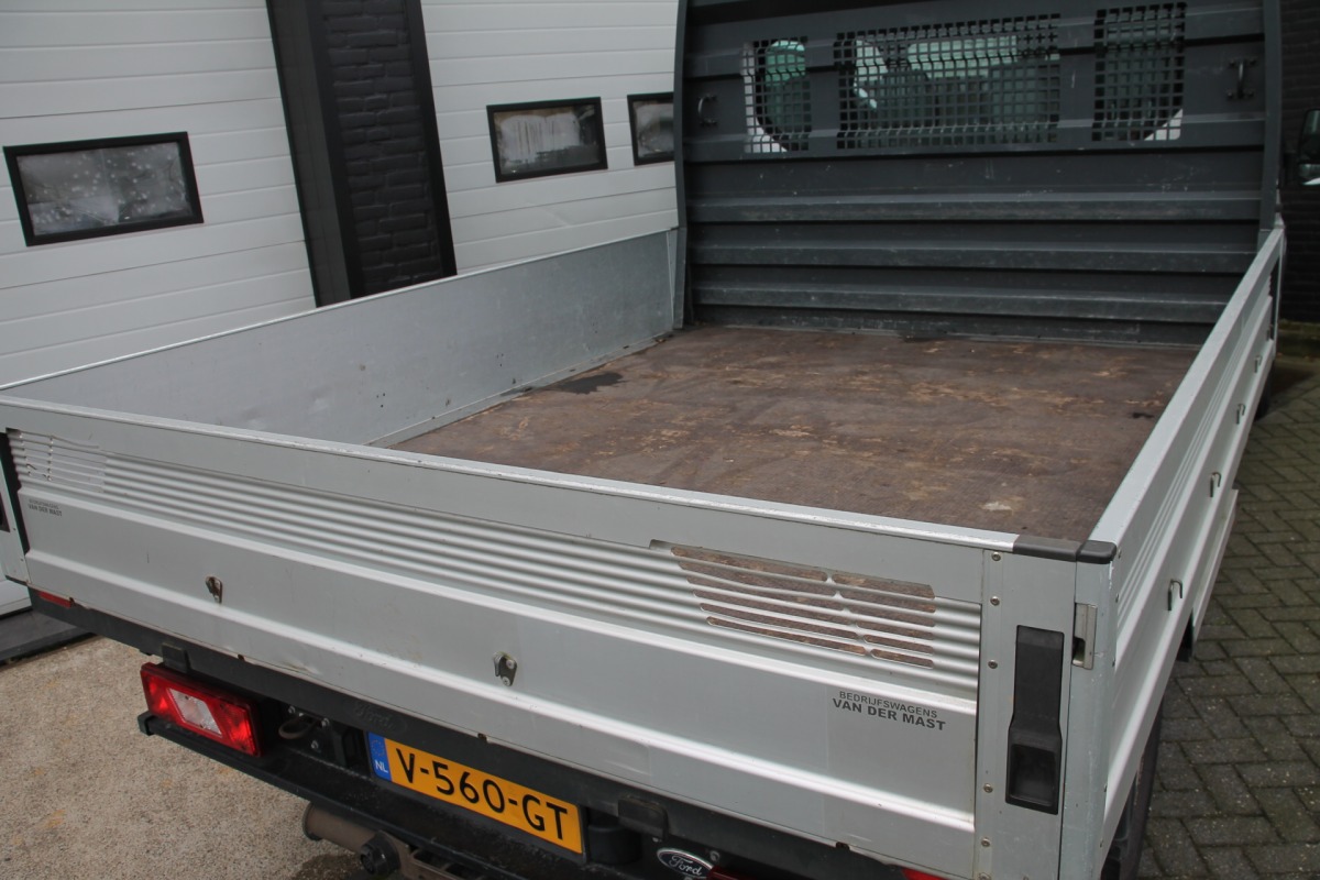 Ford Transit 2.2 TDCI L3 Dubbele Cabine Open Laadbak - Airco - Trekhaak - NAP -  € 15.900,- Excl.