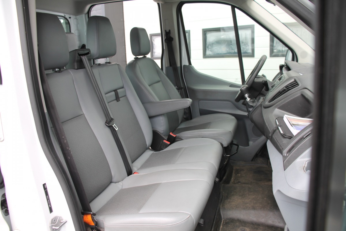 Ford Transit 2.2 TDCI L3 Dubbele Cabine Open Laadbak - Airco - Trekhaak - NAP -  € 15.900,- Excl.