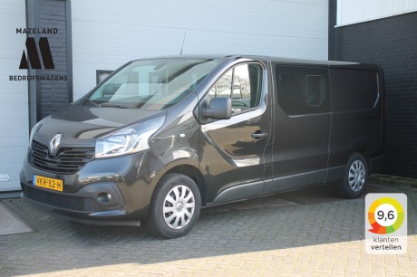 Renault Trafic 1.6 dCi 125PK L2 Dubbele Cabine EURO 6 - Airco - Navi - Cruise - € 14.900,- Excl.