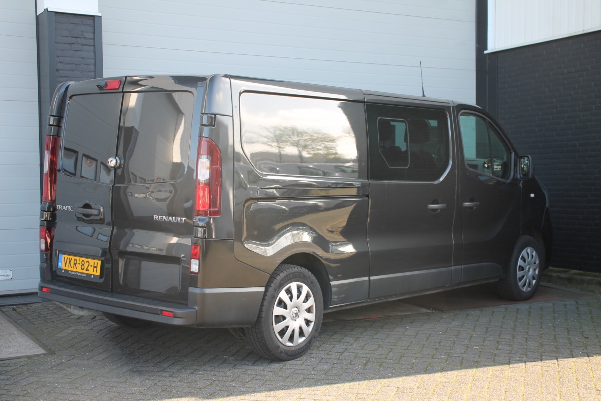 Renault Trafic 1.6 dCi 125PK L2 Dubbele Cabine EURO 6 - Airco - Navi - Cruise - € 14.900,- Excl.