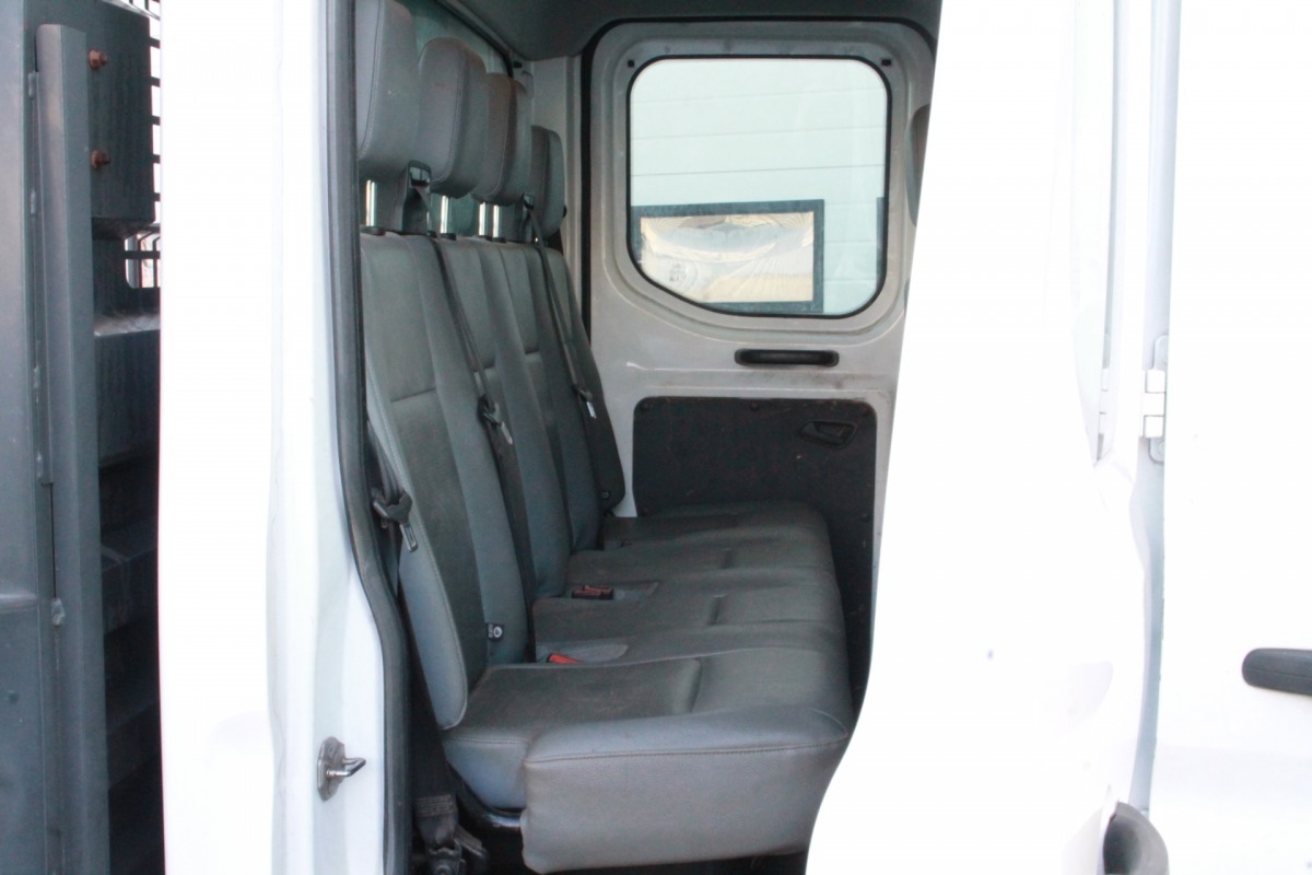 Ford Transit 2.0 TDCI L2 Openlaadbak EURO 6 - Dubbele Cabine - Trekhaak - Start/Stop - € 14.900,- Excl.